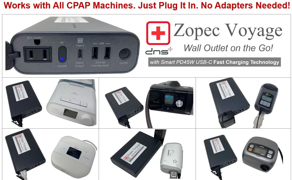 Voyage Smart CPAP Travel Battery