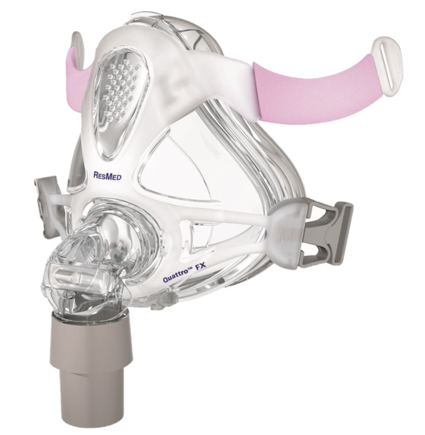 ResMed Quattro FX for Her Full Face Mask Frame System with Cushion - no headgear