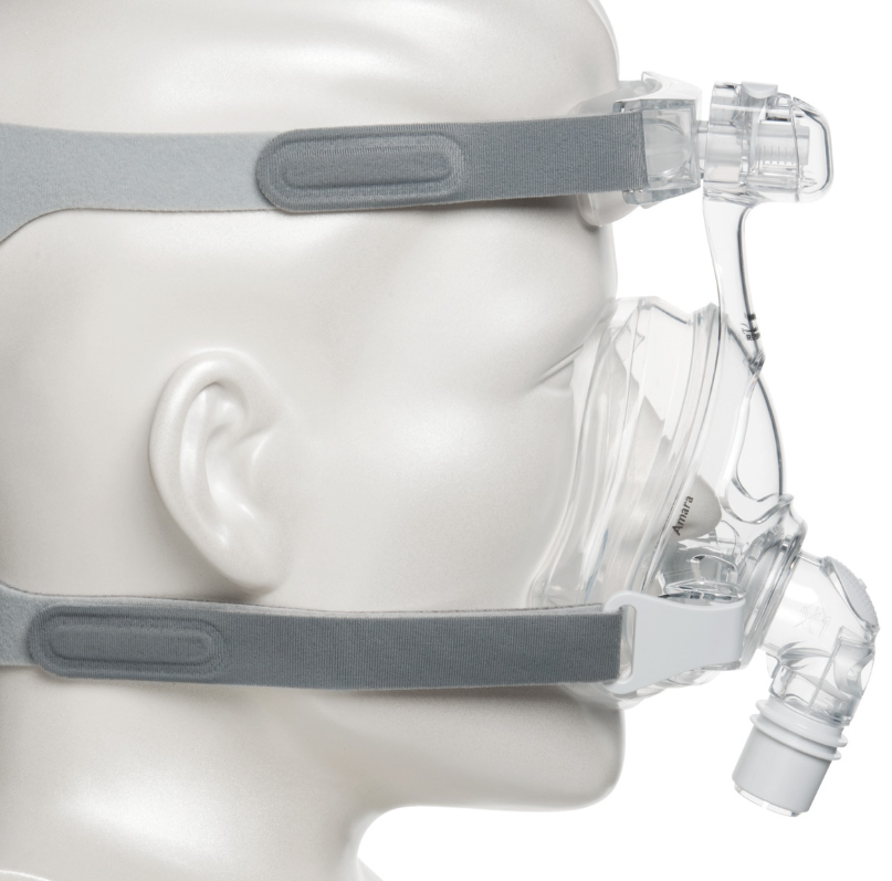 Masque Facial Respironics Amara avec Harnais et Coussin en Silicone