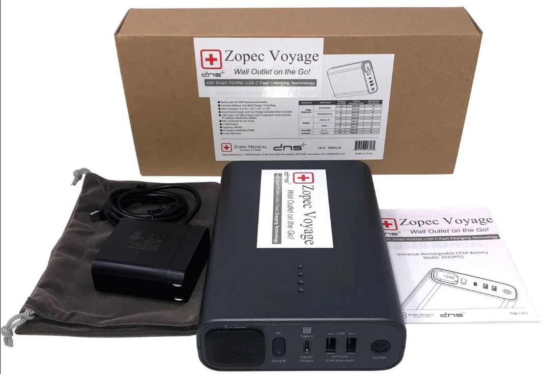 Voyage Smart CPAP Travel Battery